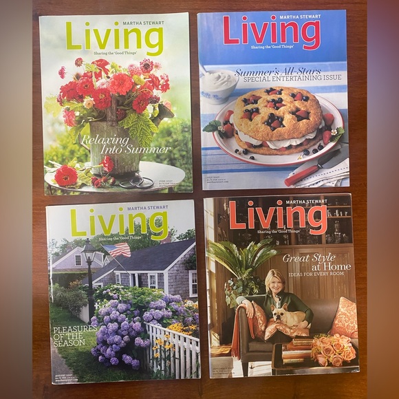 Set of 4 2007 Martha Stewart Living Magazines - Picture 1 of 6